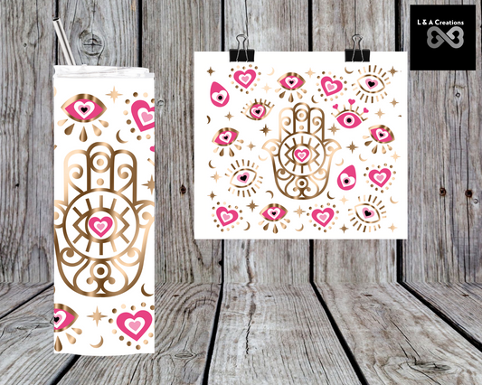 Pink Ojo 20oz Skinny Tumbler