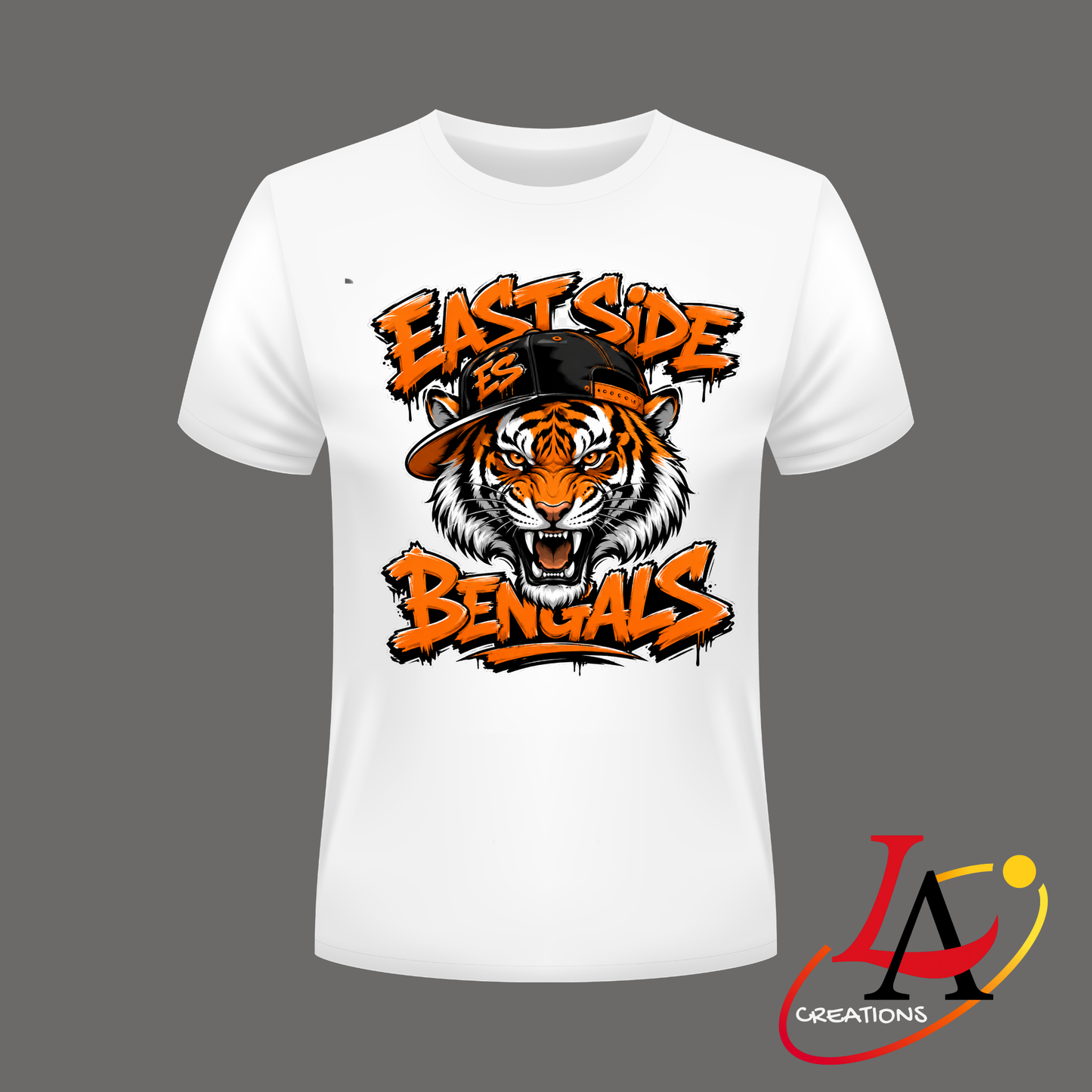 Eastside Bengals Streetwear Tiger/hat Graffiti