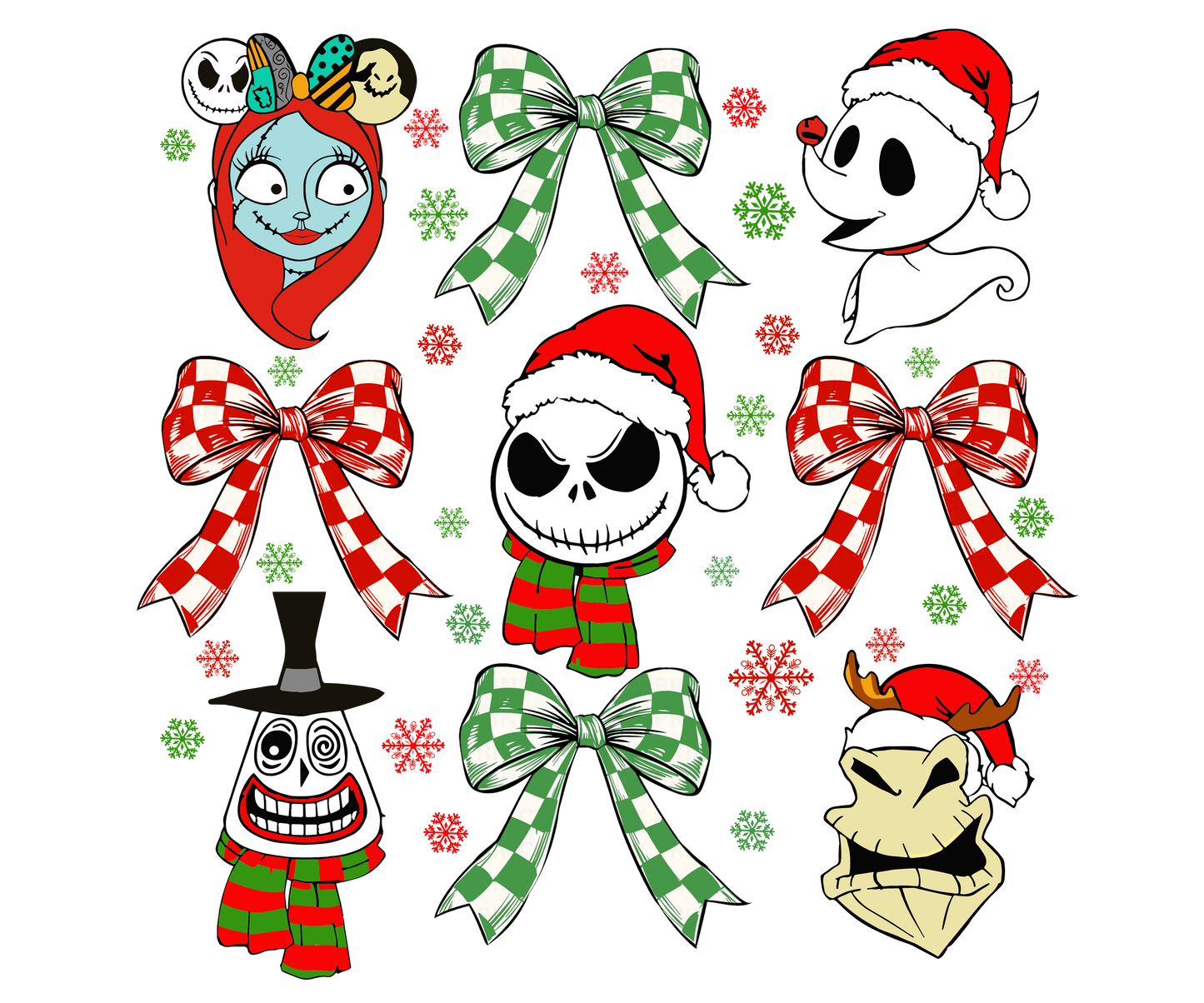 Holiday DTF Transfer Sheets
