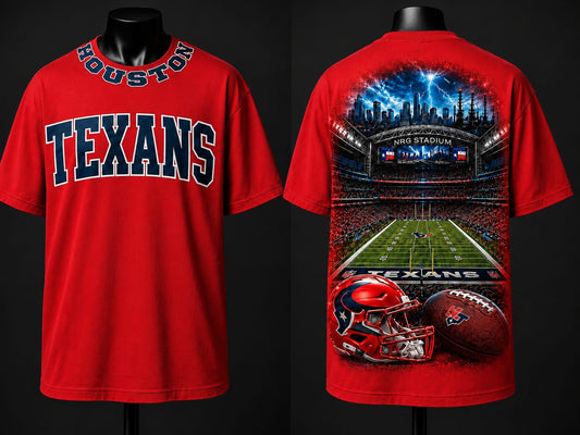 Bayou City Battle Red Stadium T-shirt