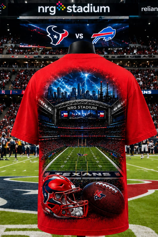 Bayou City Battle Red Stadium T-shirt