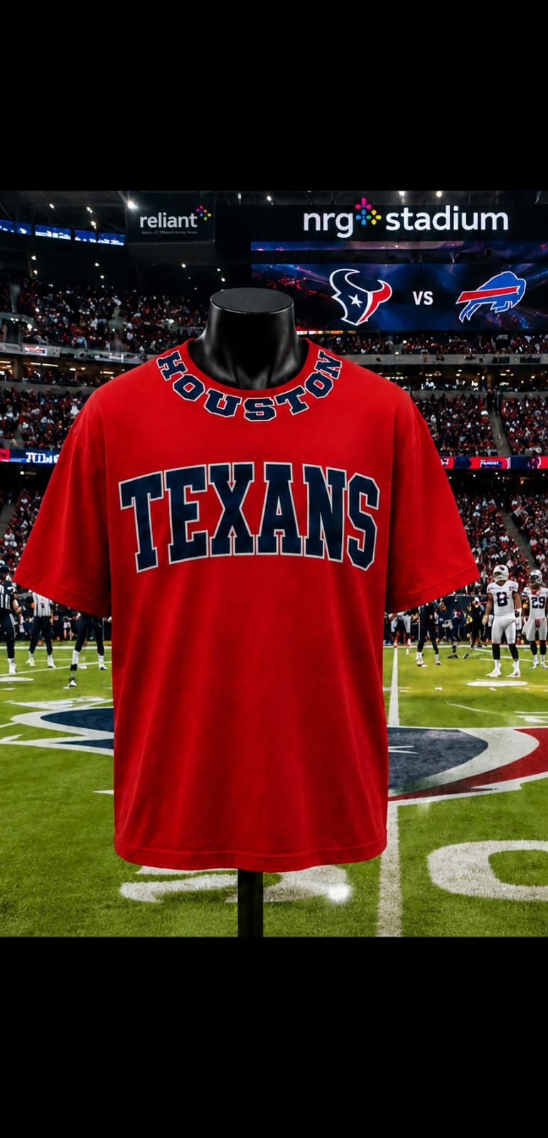 Bayou City Battle Red Stadium T-shirt