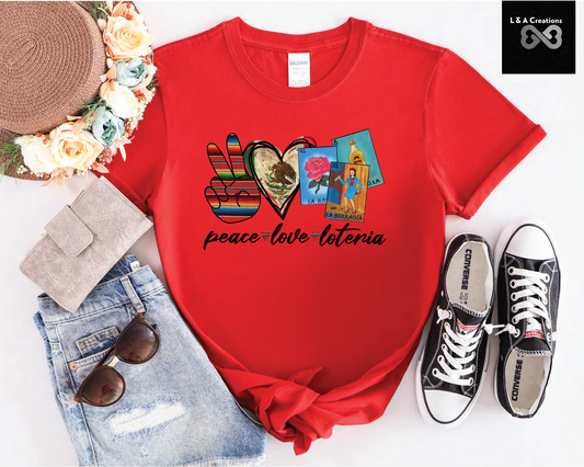 Peace Love and Loteria