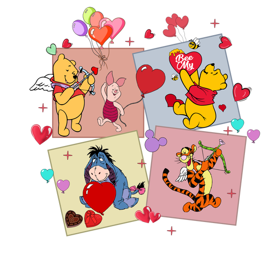 DTF Transfers-Bear and Friends