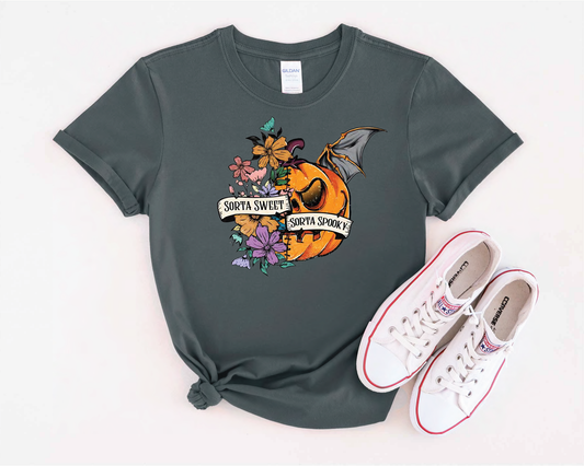 Sorta Sweet/Sorta Spooky Halloween Short Sleeve T-shirt