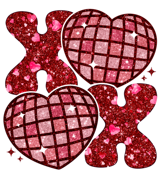 DTF Transfer- Faux Glitter Images