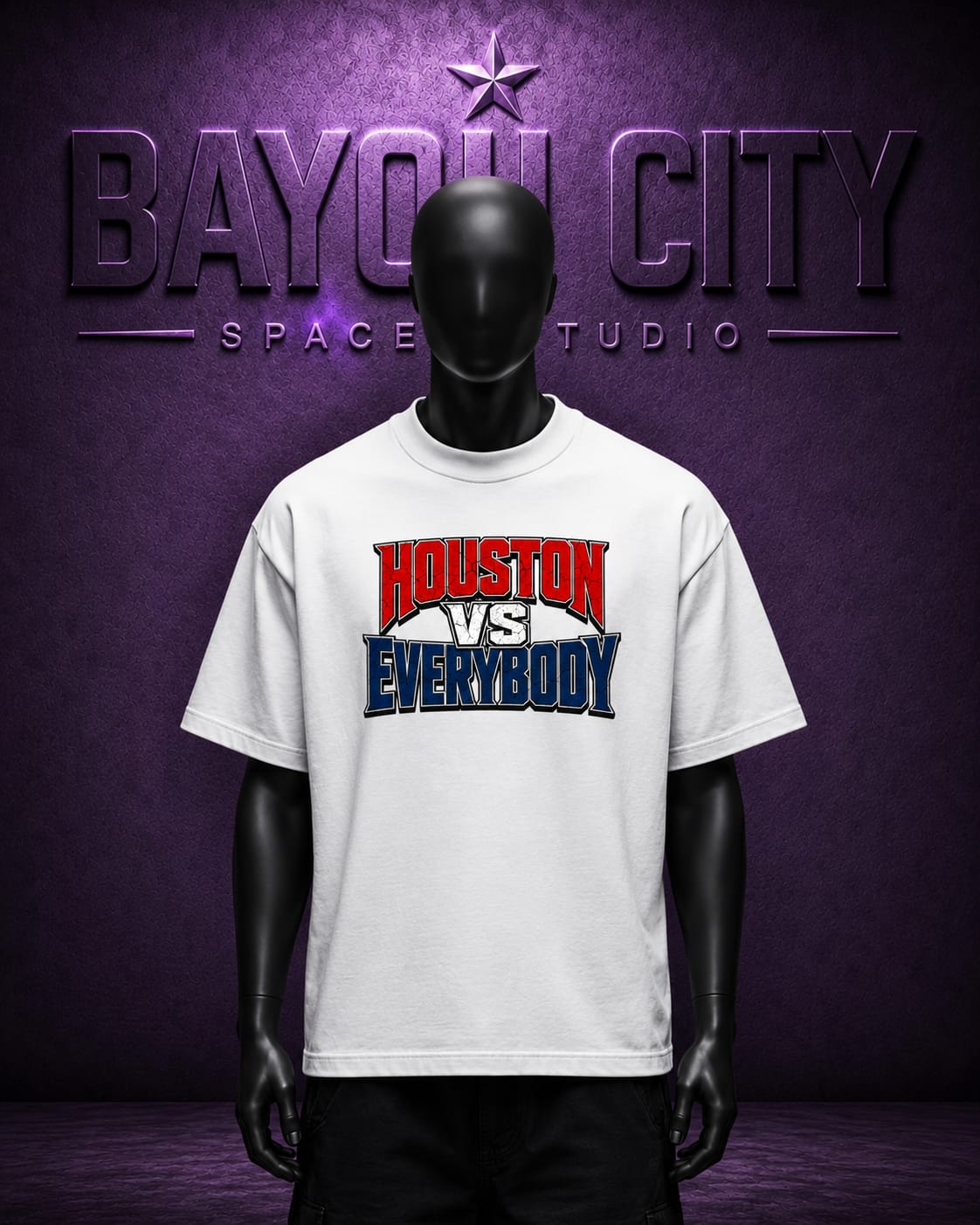 Bayou City Houston Vs. Everyone T-shirt