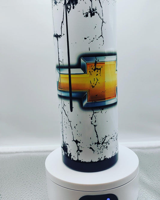 20oz Distressed Chevy tumbler
