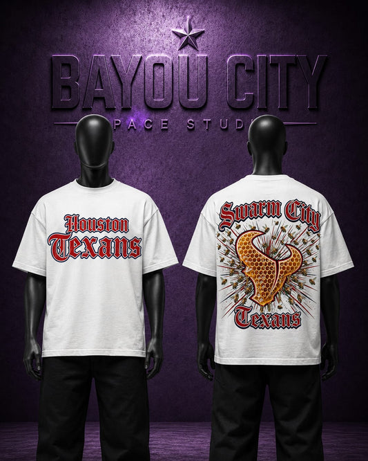 Bayou City Swarm City Texans T-shirt