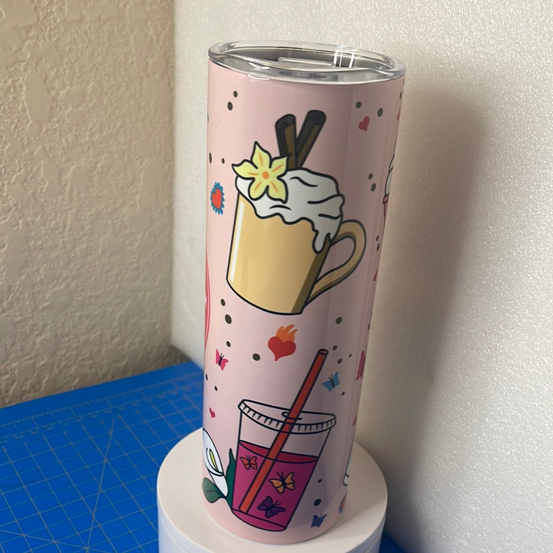 Viva la vida 20oz skinny tumbler